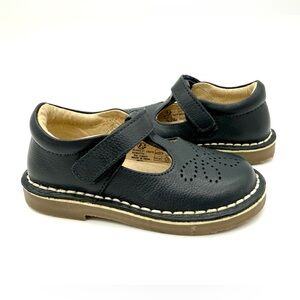 GUC Mini Boden Little Girls Leather T-bar Flats / Mary Janes In Navy US 7, UK 24